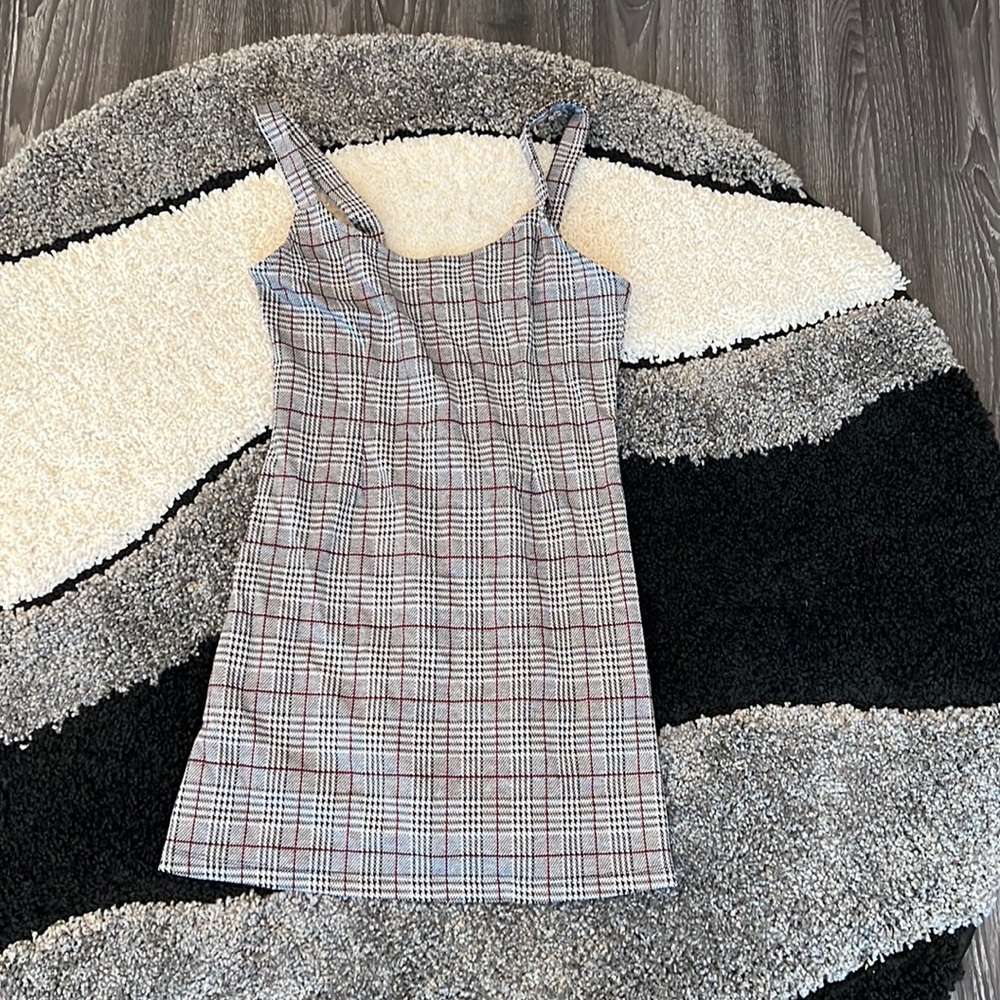 Medium plaid dress.